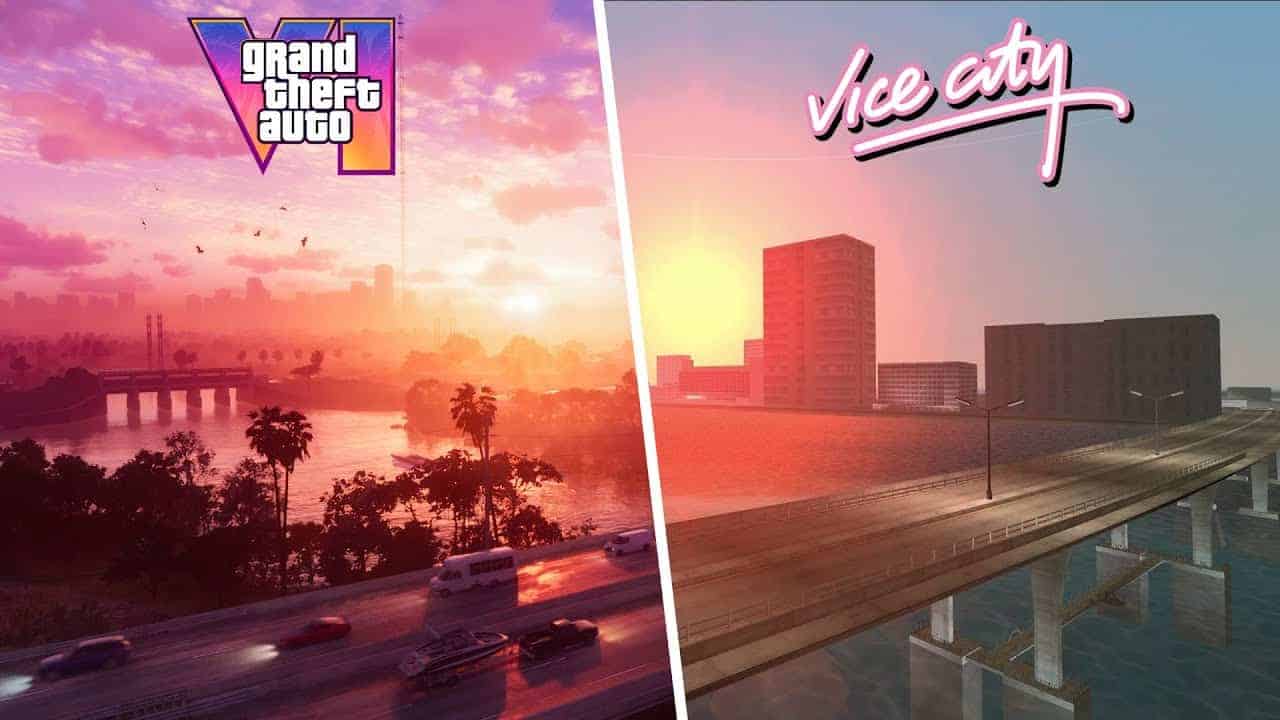 Image Comparison: Original Vice City vs. GTA 6