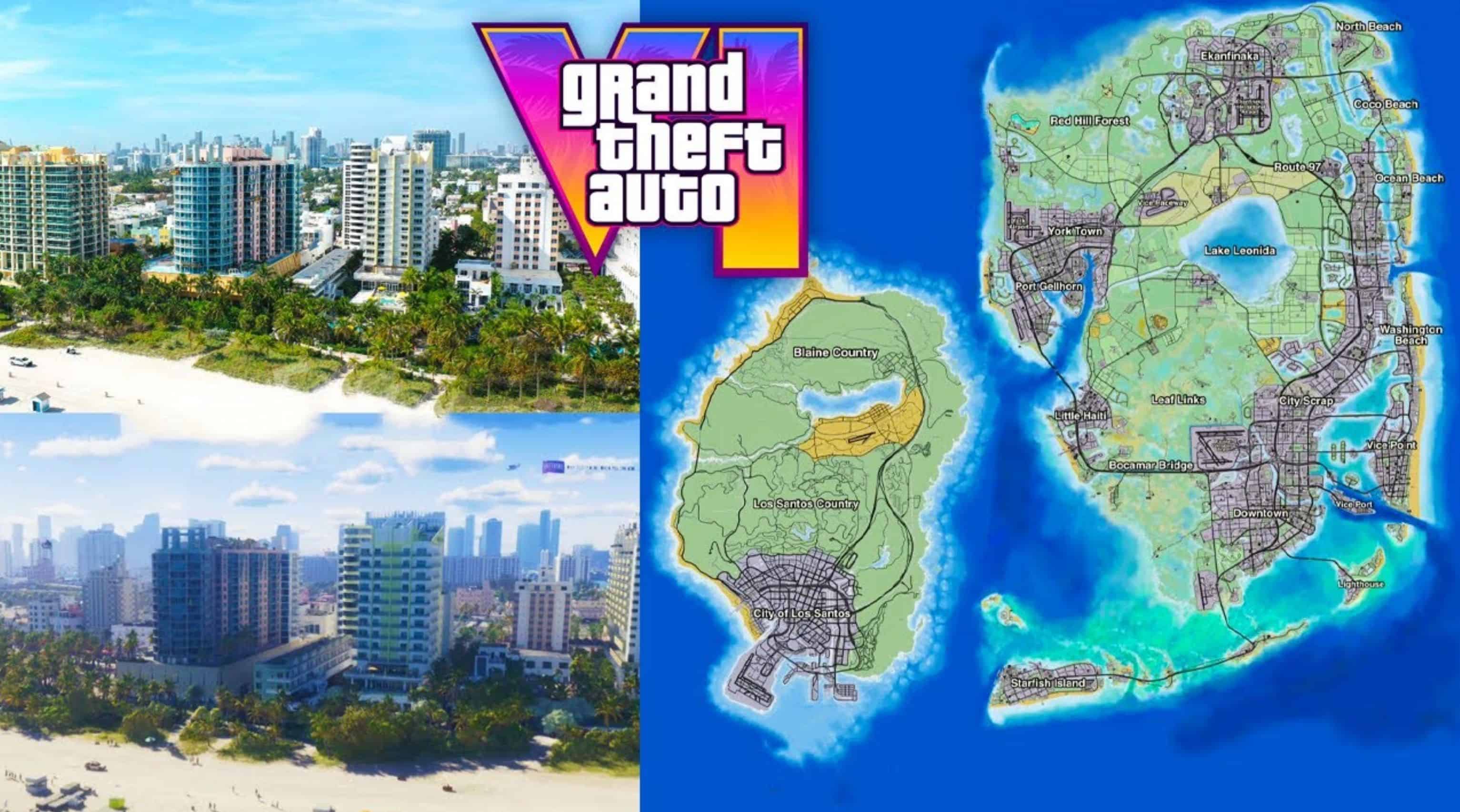 GTA 6 Map Leak Suggests Unprecedented Open World Size