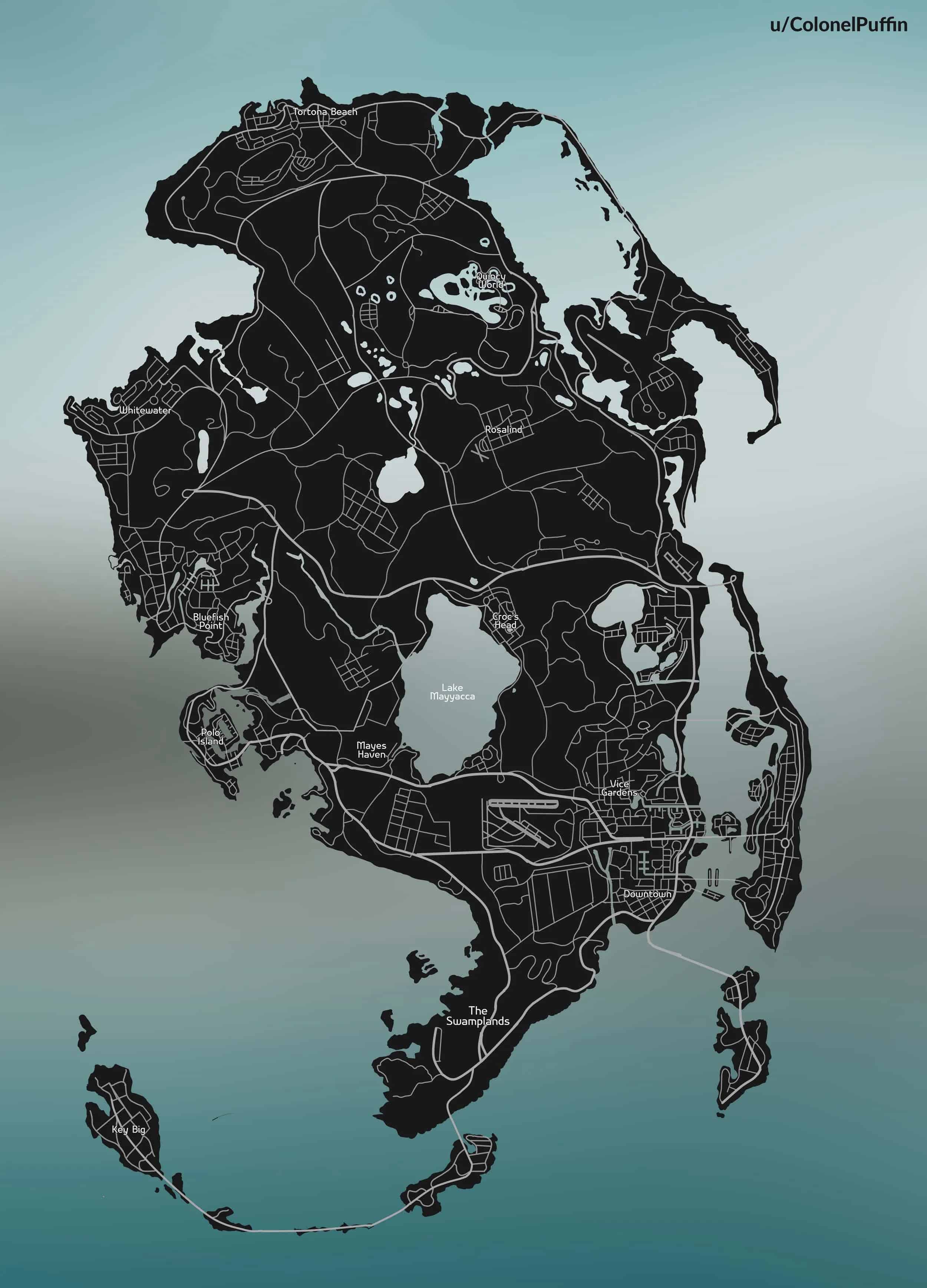 The Unveiled GTA 6 Map: Insights from a Prior Leak